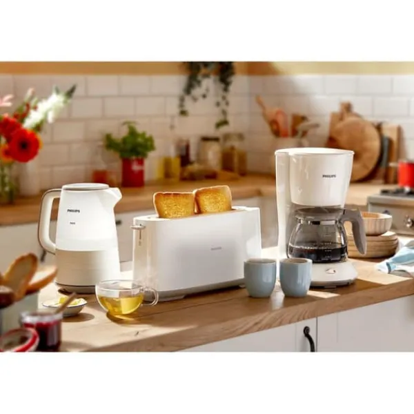 Philips Brødrister Hd2590 Hvid One Size / EU Plug Sale