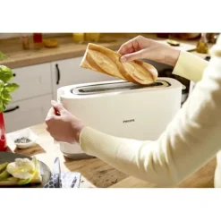 Philips Brødrister Hd2590 Hvid One Size / EU Plug Sale