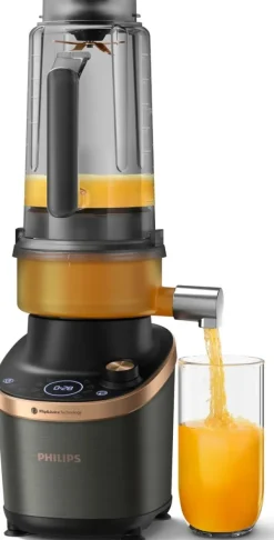 Philips Juicepresser - Nyd Friskpresset Juice Derhjemme>Flip&Juice HR3770/00 mixer with juicer
