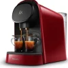 Philips L'Or Barista LM8012 / 51 dubbel espressokapsel kaffemaskin - röd + 9 kapslar Discount