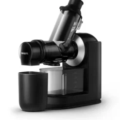 Philips Juicepresser - Nyd Friskpresset Juice Derhjemme>Viva HR1889/70 Juiceekstraktor - XL Chimney - Hurtig rengøring - 1L kande - Sort