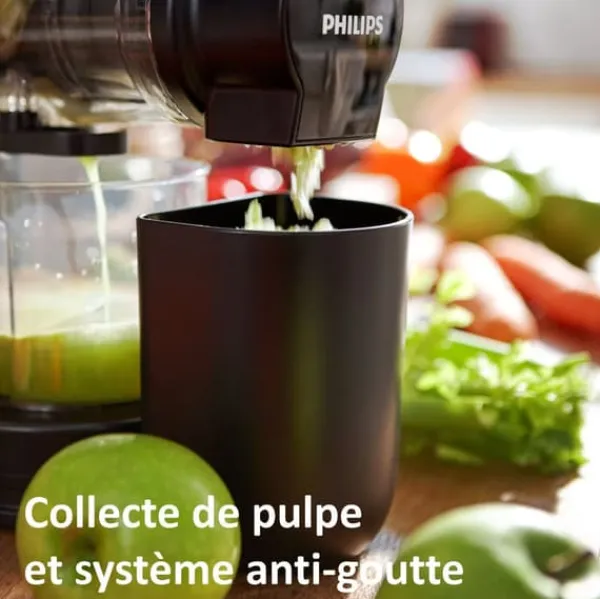 Philips Viva HR1889/70 Juicer - XL Öppen spis - Snabb rengöring - 1L kanna - Svart Clearance
