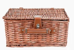 Viking Choice Picnickurv - 4 personer - 29 stykker - flettet kurv - 42x28x20cm Discount