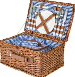 Viking Choice Beholdere Til Mad & Drikkevarer>Picnickurv håndlavet 4-personers + service & termopose