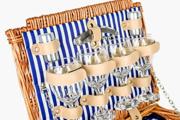 Viking Choice Picnickurv 4-personers med service & termopose - let siv Sale