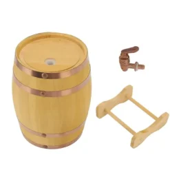 Vinflaskeholdere>Pine vinfat 750 ml träfat fat för förvaring av whisky vin sprit öl sprit