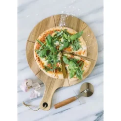 Dorre Pizzaset Sade Skärbräda med Pizzaskärare Sale