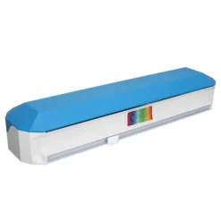 plastfoliedispenser med glideskærer, glat skæring, justerbar, genanvendelig husholdningsfilmdispenser til stanniol, L 38x9,8 cm Hot