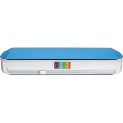 plastfoliedispenser med glideskærer, glat skæring, justerbar, genanvendelig husholdningsfilmdispenser til stanniol, L 38x9,8 cm Hot