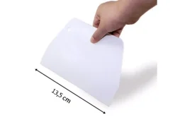 Køkkenskrabere>Plastikskraber 13,5 cm til at smøre creme, spatel, kniv, murske