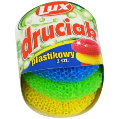 Rengøringsudstyr>plastikskuresvampe 3 stk. LUX