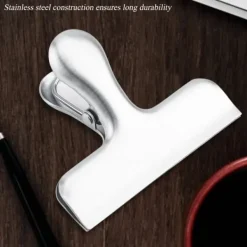 poseklemmer i rustfrit stål - Stærkt og sikkert greb til indkøbsposer New