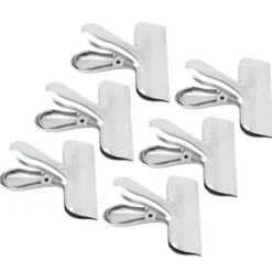 poseklemmer i rustfrit stål - Stærkt og sikkert greb til indkøbsposer New