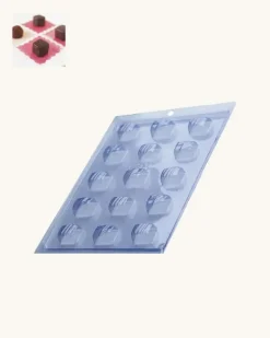 Køkkenforme>Pralinform Fyrkant Chokladform - Porto Formas 532