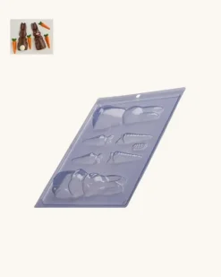 Gelatineforme>Pralinform Kanin, Morot - Chokladform - Porto Formas 110