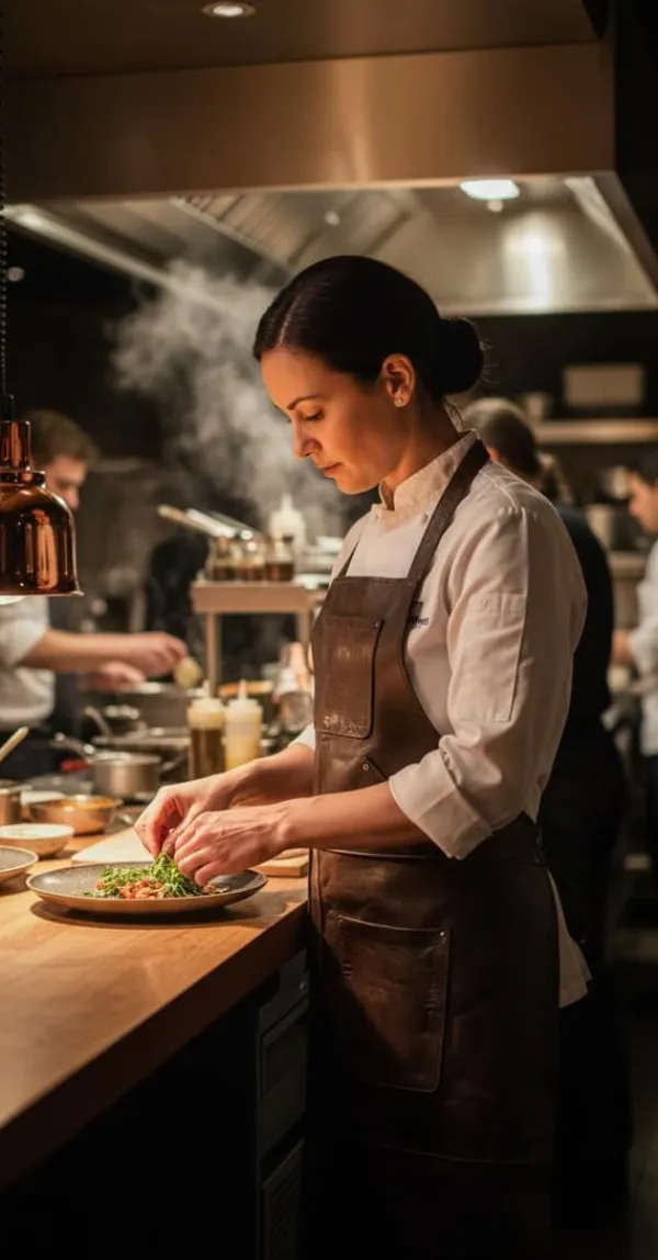 Forklæder>PREMIUM LÆDER FORKLÆDE GRILL / GRILL / BARISTA / KOK / FRISØR FORKLÆDE BRUN VINTAGE