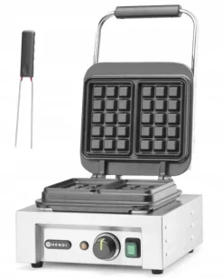 Vaffeljern>Professionelt vaffeljern HENDI 230V/2200W Stor gitter 3x5, Belgiske vafler