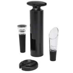 Proptrækker>Proptrækker Nem Manuel Betjening Blank Overflade Revnebestandig Bærbar Størrelse Vinflaskeåbner til Bar Hjemmerestaurant