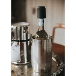 Dorre Flaskepropper>Pump It Wine Stopper Silver -