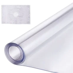 PVC bordbeskytter 54x54 tommer klar plastic, 1,5 mm tyk, holdbar beskyttelse til dit bord Discount