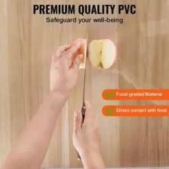 PVC bordbeskytter 54x54 tommer klar plastic, 1,5 mm tyk, holdbar beskyttelse til dit bord Discount