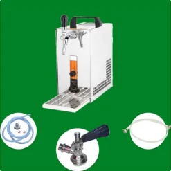 PYGMY 20 / K, ølkølere, ølautomater øl med membranpumpe 1 linje tør køling anordning fremstillet af rustfrit stål, 25 l/h kraftværk, KEG:5 liters adap | CDON Hot