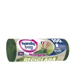 RECYCLED HANDY BAG resistant garbage bag 100 liters 10 u New
