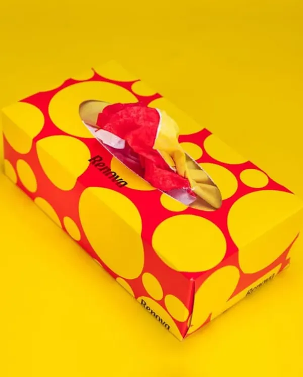 Renova aftagelige hygiejniske vådservietter røde og gule 80 stk. Online