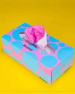 Renova aftagelige hygiejniske vådservietter blå og lyserøde 80 stk. Discount