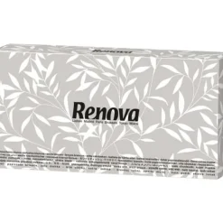 Papirlommetørklæder>Renova BLK Maxi ansigtsservietter 100 stk