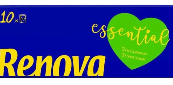 Renova Essential Pocket Wipes 10x9