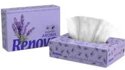 Papirlommetørklæder>Renova Lavendel Håndservietter i Miniæske 3-lags 46 stk.