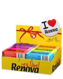 Renova Mix farveservietter 18x9stk Hot