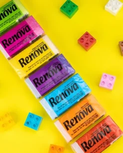 Renova Mix farveservietter 18x9stk Hot