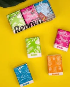 Papirlommetørklæder>Renova Nature Pocket Wipes 6x7