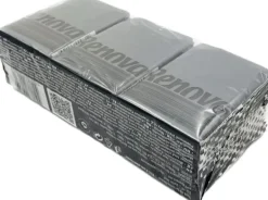 Papirlommetørklæder>Renova Premium sorte hygiejniske vådservietter i 4-lags pakker med 6x7 stk.