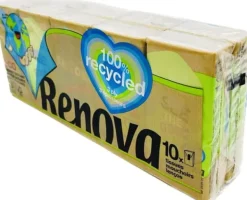 Renova Recycled Pocket Wipes 10x9 stk Online