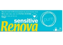 Renova Sensitive Pure 4-lags hygiejneservietter i pakker 162 stk Best