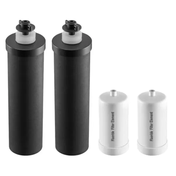Vandfiltre>Rensevandsfilter 4-pak, udskiftning til gravity filtersystem, optimal filtrering, holdbar, nem installation.