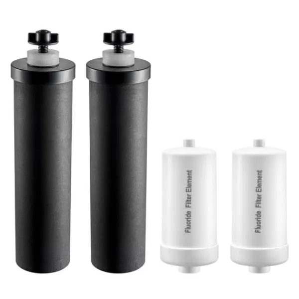 Vandfiltre>Rensevandsfilter 4-pak, udskiftning til gravity filtersystem, optimal filtrering, holdbar, nem installation.