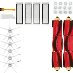 Robotstøvsugere>Reservedele Xiaomi Mi Roborock S4/S5/S6 E2/E3/E4 robotstøvsuger 24 dele