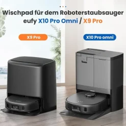 Robotstøvsugere>Reservemoppeklude til Eufy X10 Pro Omni/X9 Pro robotstøvsuger