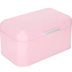 Brødkasser & Brødposer>Retro lyserødt jernopbevaringsetui til brød