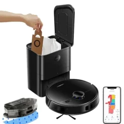 Robotstøvsugere>Robotdammsugare - LIECTROUX - M70 PRO - 5000Pa - 3-i-1 - Automatisk Tömning Station