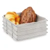 Robust brødkurv i metal med stofindlæg Hot