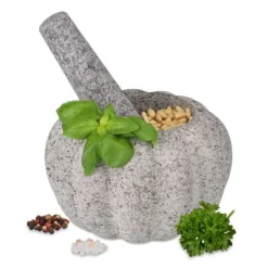 Robust morter og støder lavet af granit Best