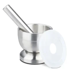 Mortere & Pistiller>Robust morter og støder lavet af rustfrit stål