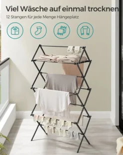 Rootz bærbar campingstol i sort stål - Sammenklappelig strandstol - Letvægts udendørsstol - Stål- og PP-konstruktion - 37 cm x 75 cm x 135,1 cm - Komp | CDON Online