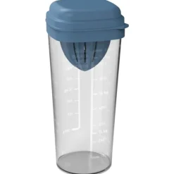 Piskeris & Shakers Til Salatdressing>Rotho Loft Shaker med Presse 1L Horizon Blå/Transparent