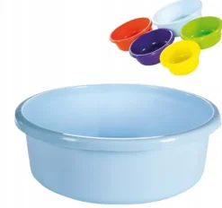 Rengøringsudstyr>RUND badekarskål 4L. 26cm BLÅ STÆRK DYB ​​POLISK PRODUKT